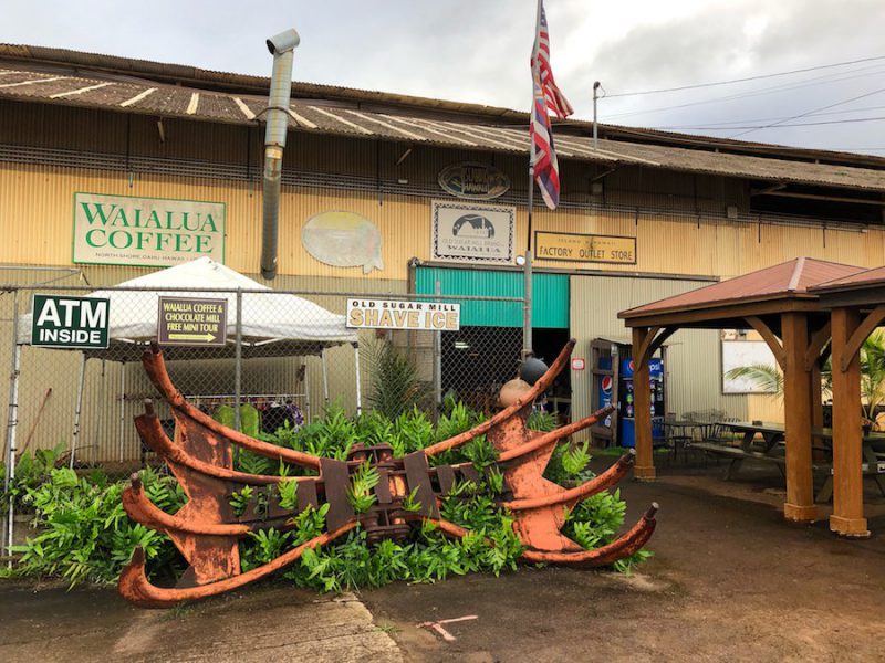 Waialua Sugar Mill on the North Shore Oahu