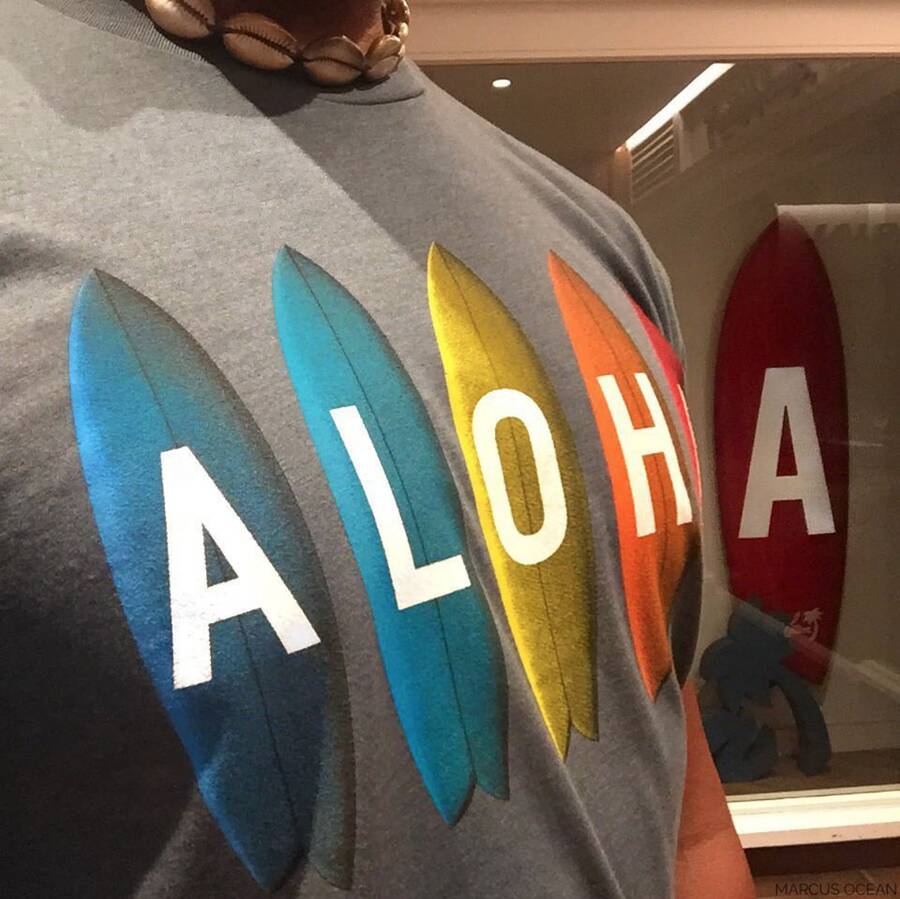 Local Motion Hawaii Surfboard T-Shirt