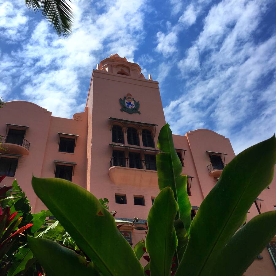Pink Palace Royal Hawaiian Hotel Waikiki Beach