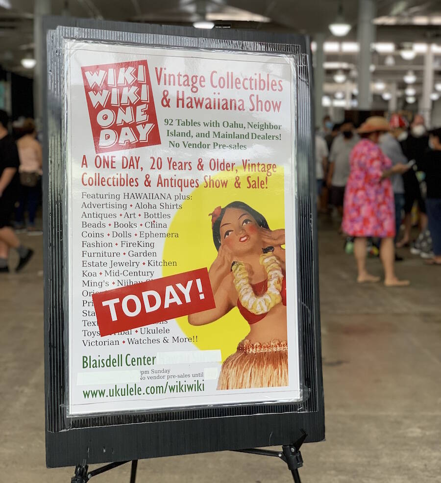 Wiki Wiki One Day Vintage Collectibles and Hawaiiana Show