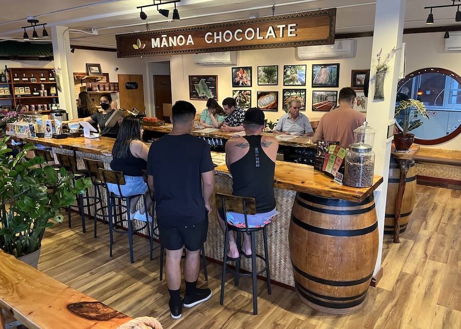 Manoa Chocolate Factory Tour in Kailua Town Oahu