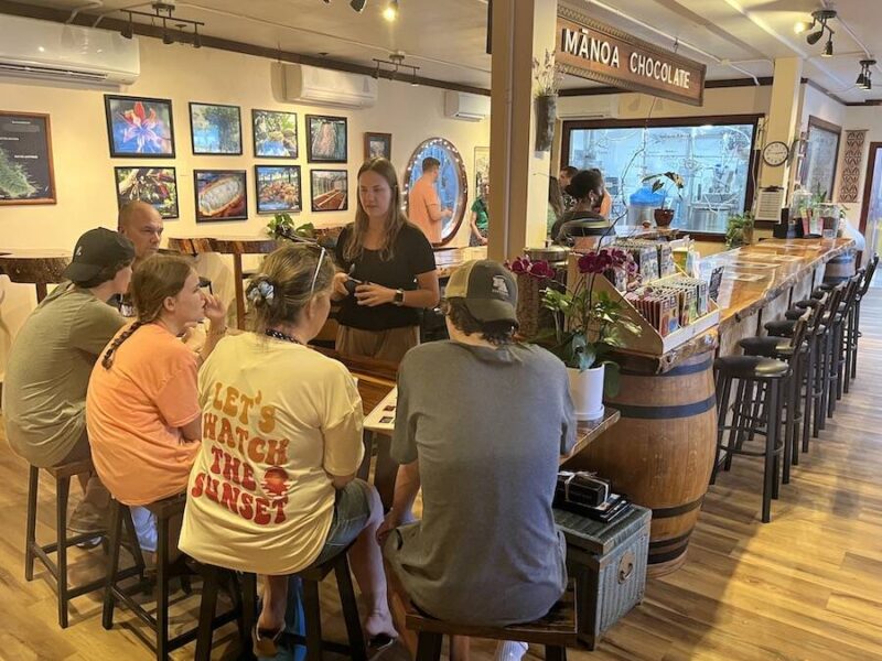 Manoa Chocolate Factory Tour in Kailua Town Oahu