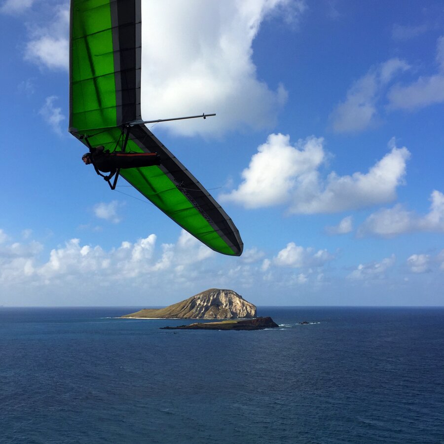 Makapuu Point Lookout Trail Hang Gliders